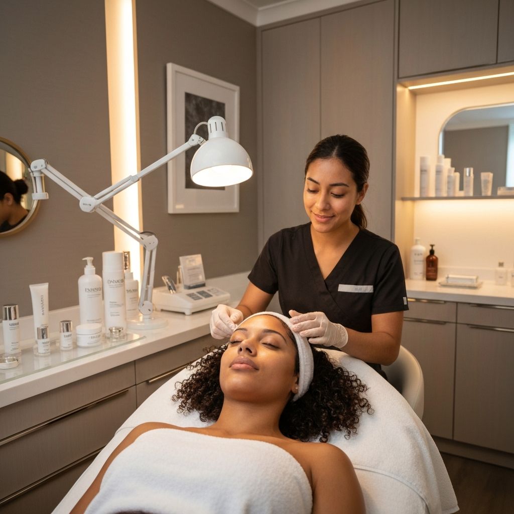 Luxury beauty salon professional treatment